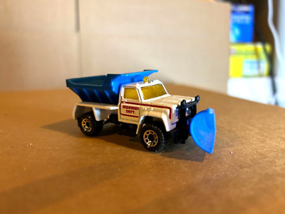 Matchbox #????  Chevy Highway Maint. Salt Spreader Plow Truck