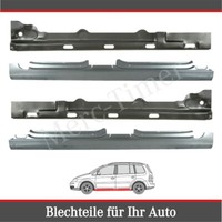 Seiten Schweller Satz Volkswagen Touran 2003-2010 Innen Aussen Reparaturblech LR