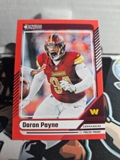 2024 Panini Donruss - #5 Daron Payne Press Proof Red