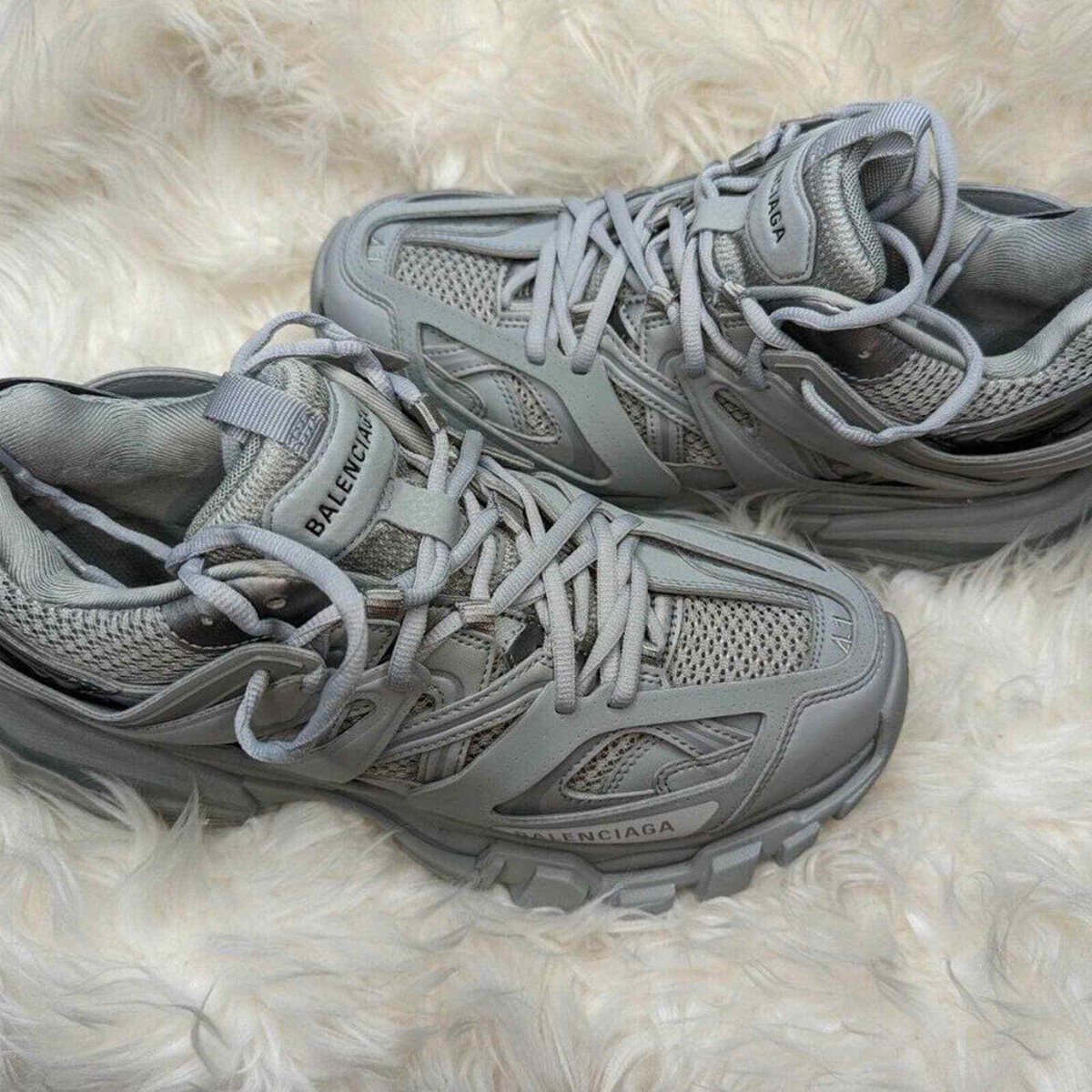 Balenciaga Track Sneakers Womens Grey Sz 41 11 US | eBay Balenciaga Track Sneakers Womens Grey Sz 41 11 US | eBay