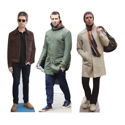 Gallagher Brothers Desk Top Cardboard Cutouts Party Pack of 3 Mini Standees 30cm