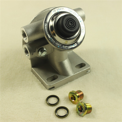 Fuel Pump Fittings Diesel Fuel Filter Mounting Base With Hand Priming Pump - M16x1.5mm Thread, 1-14 Spin-On, By Carmocar Hand Priming Pump Fuel Filter Base - Foto 9