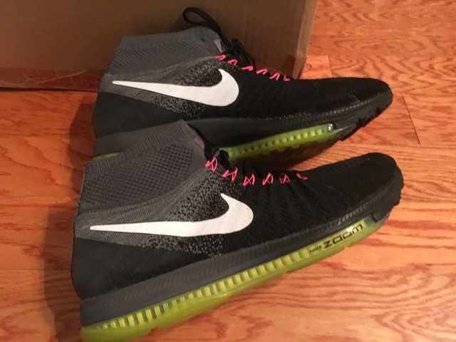 nike zoom all out black running shoes