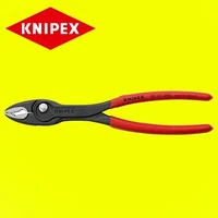 KNIPEX 8201200 TwinGrip Slip Joint Pliers 200mm Black Atramentized PVC Grip