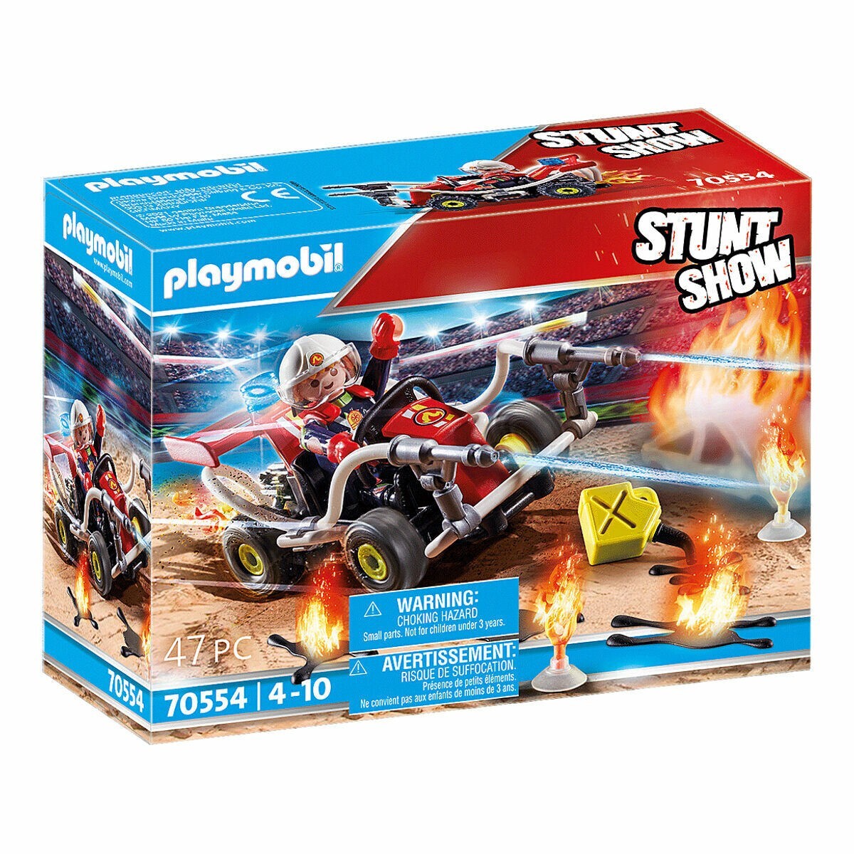 PLAYMOBIL 70554 Fire Truck Stunt Show