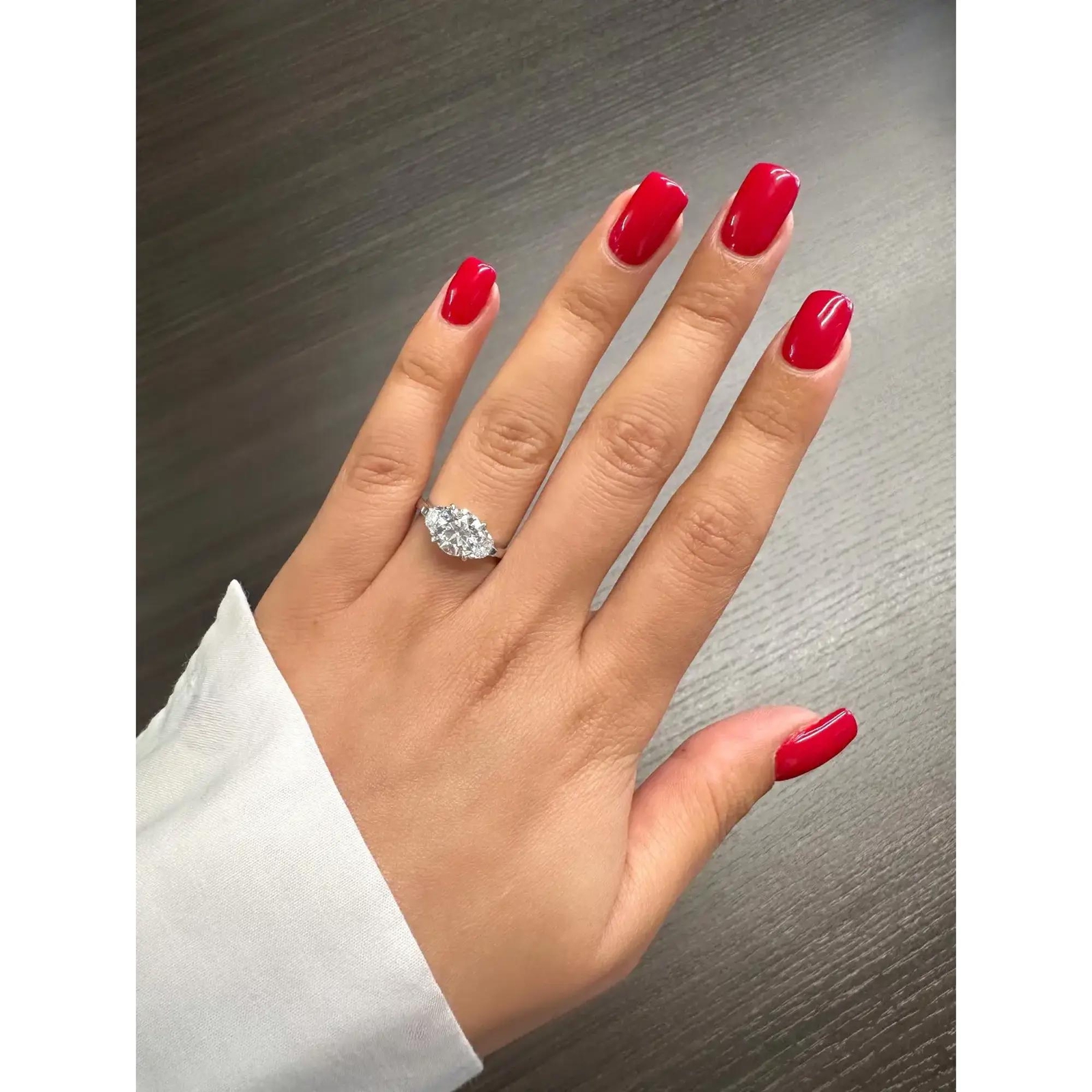 5th image of Rachel Koen 043697 Engagement Ring with Diamonds, New condition