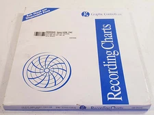 100 NEW GRAPHIC CONTROLS 32014368 CIRCULAR RECORDER CHART PAPER NIB *MAKE OFFER*