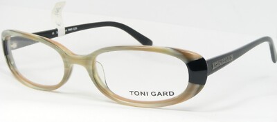 TONI GARD FMG E25 MOD 14113-202 HORN /BLACK /MULTICOLOR EYEGLASSES 51-17-135mm
