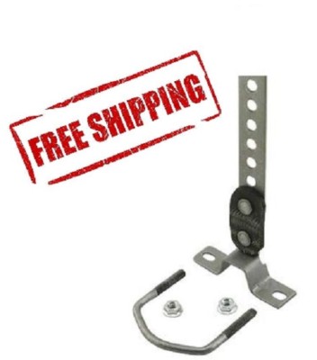 Universal Tailpipe Hanger 6 Hole 360 Swivel 1-1/2'' To 2-1/2'' Exhaust Tail Pipe 