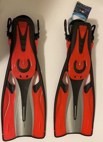 Rapido Boutique Collection Adjustable Scuba Diving Snorkeling Swim Fins Flippers - Picture 4 of 15