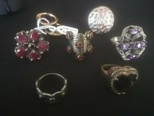 LOTTO ANELLI ARGENTO(PRESENZA 1/2 PEZZI ACCIAIO)