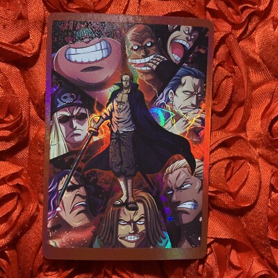 Shanks ONE PIECE Teams Anime Waifu ACG Girl Holo Card