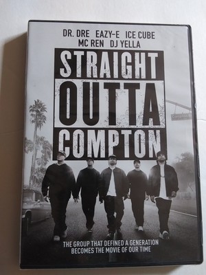 STRAIGHT OUTTA COMPTON DVD 2015 UNIVERSAL STUDIO BRAND NEW AND SEALED/ W BONUSES