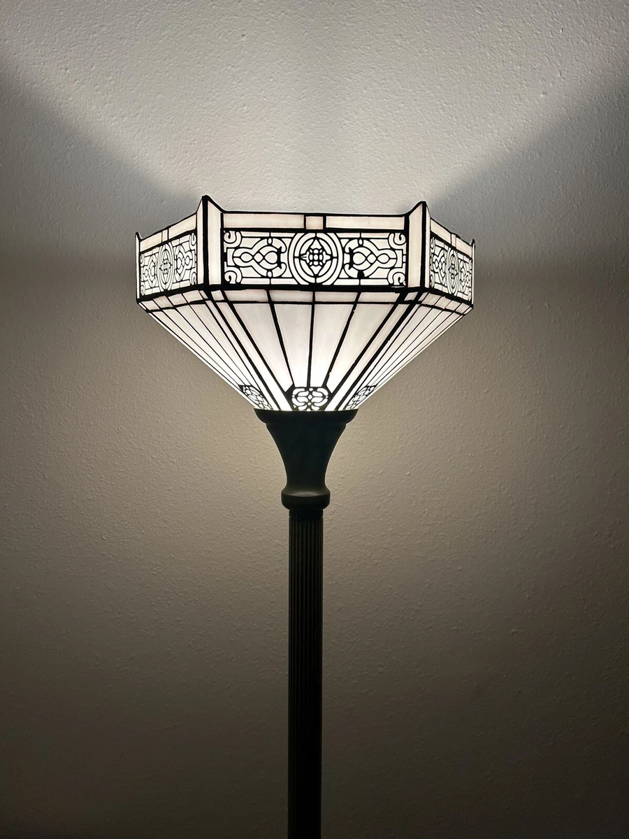 Torch floor lamp shade deals