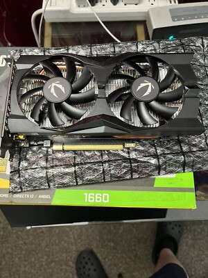 ZOTAC NVIDIA GeForce  GTX 1660 6GB GDDR5 Graphics Card