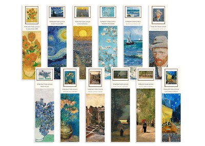 Vincent Van Gogh Fine Art Lesezeichen - Kaufen Sie einzelne oder kompletten Satz von 12