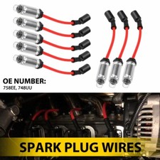 High Performance 8x Spark Plugs Wires Set For 15-18 Chevy Gmc 5.3l 6.2l High Performance 8x Spark Plugs Wires Set For 15-18 Chevy Gmc 5.3l 6.2l
