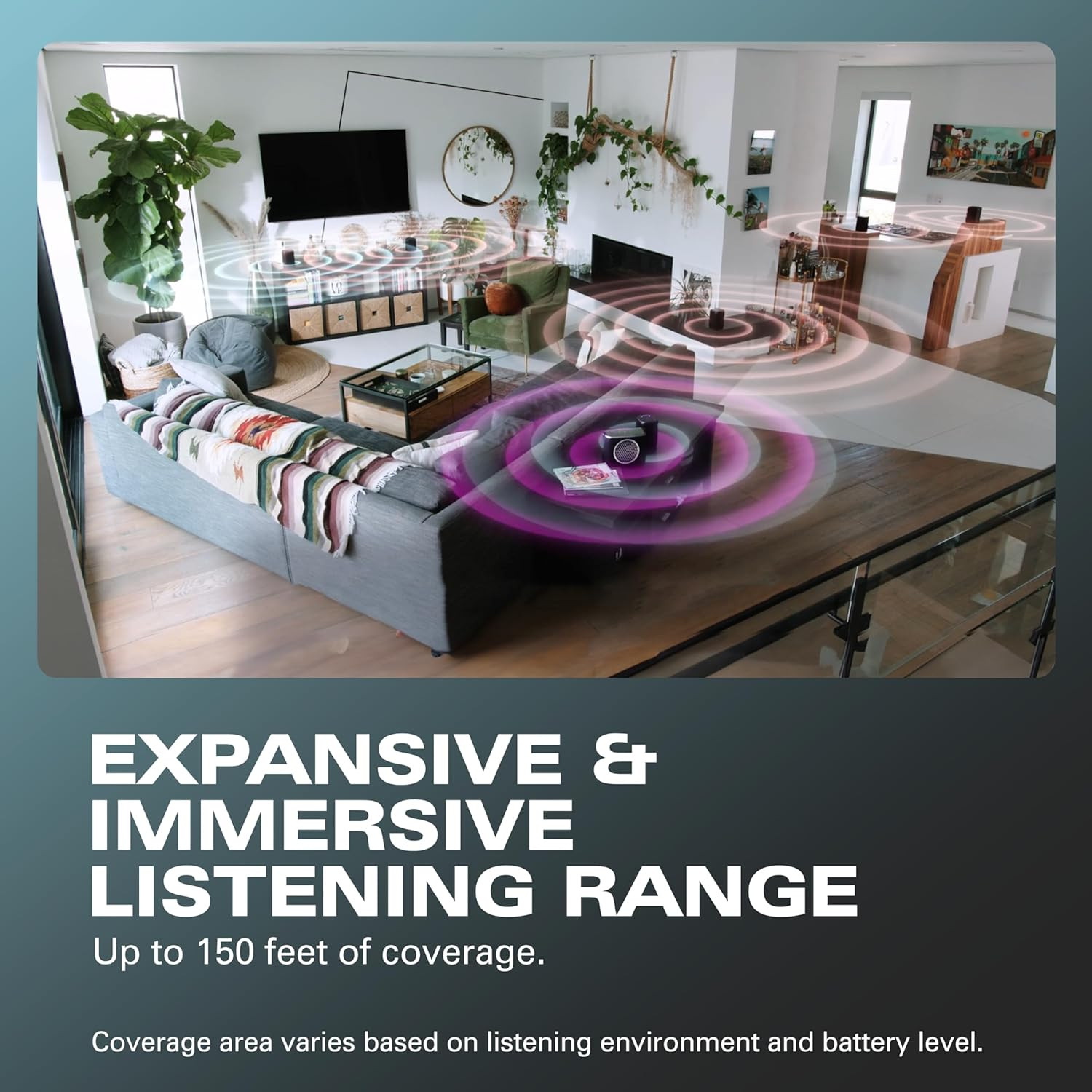 Stadium 2: Two Speakers Bundle - Immersive, Connectible, and up to 150 Ft of Ran