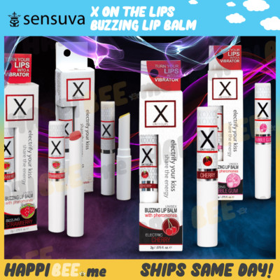 SENSUVA ON FOR HER X on the Lips Couples Foreplay Oral Clit Sensation Lubricant