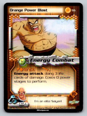 Dragon Ball Z Orange Power Blast 55