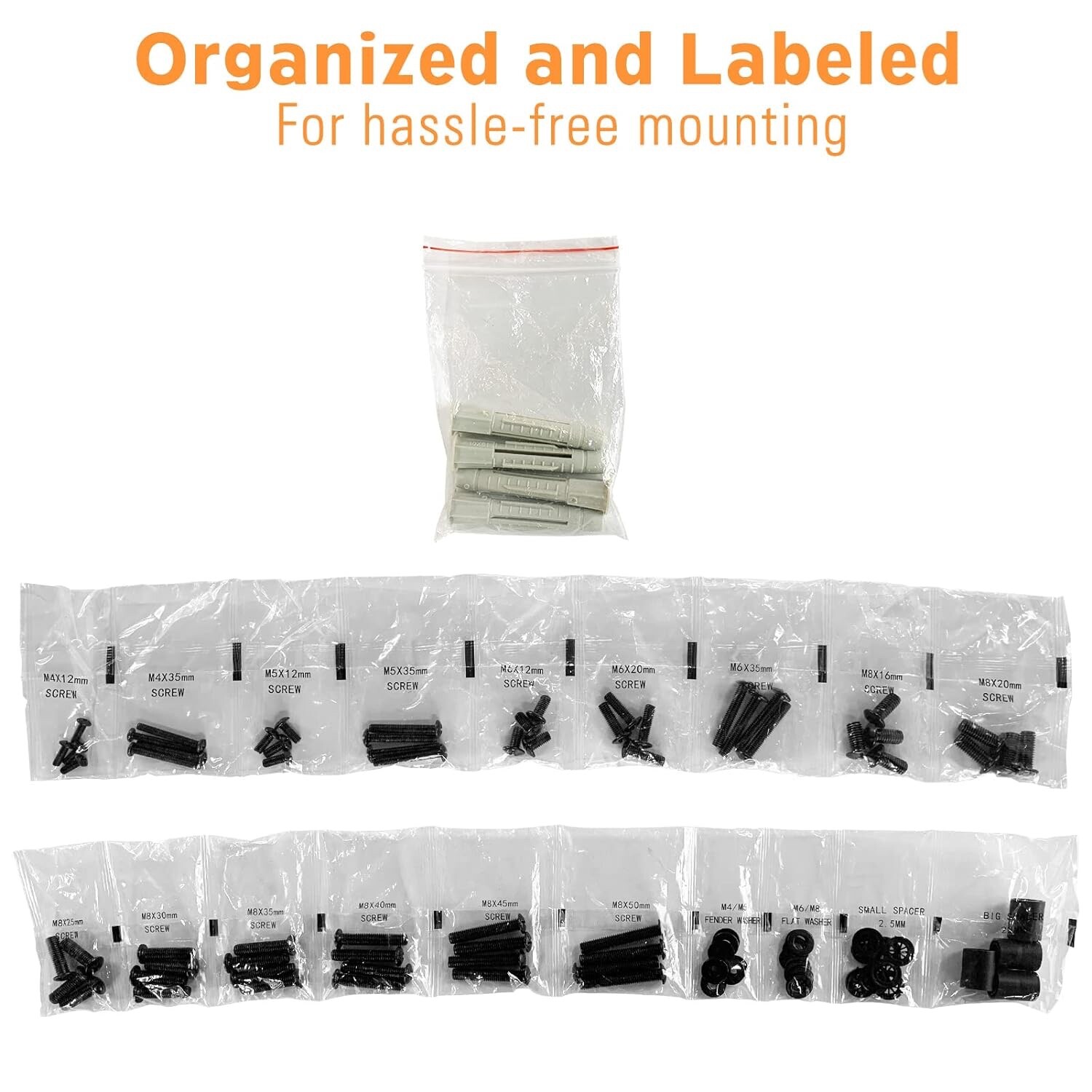 Universal TV Wall Mount Screws Kit Fits For All Samsung TV Mounting TVs