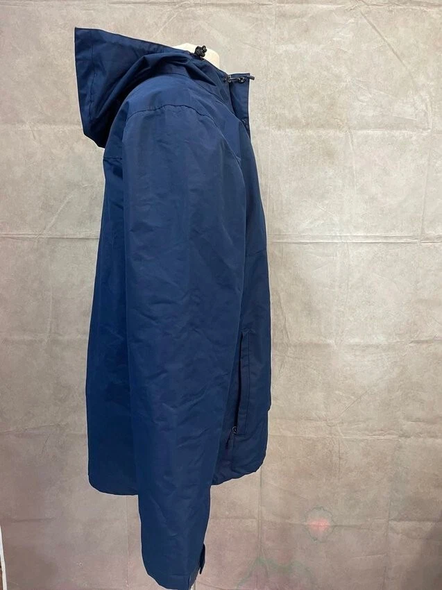 Port Authority Men's Blue Hooded Jacket Size L - Image 4 of 4