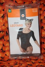 Adult Black Leotard Costume Size M