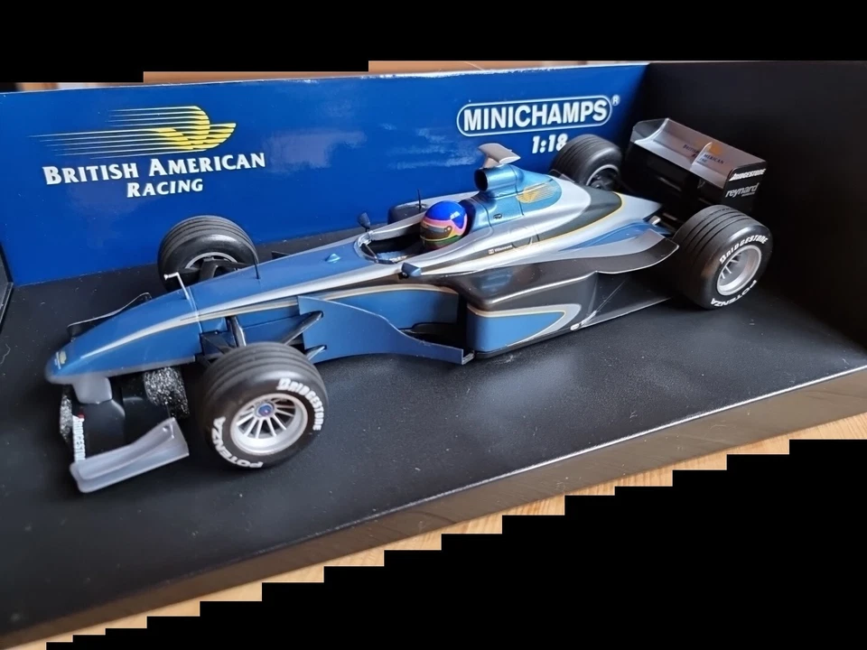 Minichamps BAR 01 Supertec Testcar Jacques Villeneuve 1999 1:18 OVP* 180 990120 - Bild 3 von 4