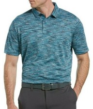 Callaway Eco Opti-Dri Golf Shirt Mens S Real Teal Heather UPF 15 Stretch NWT