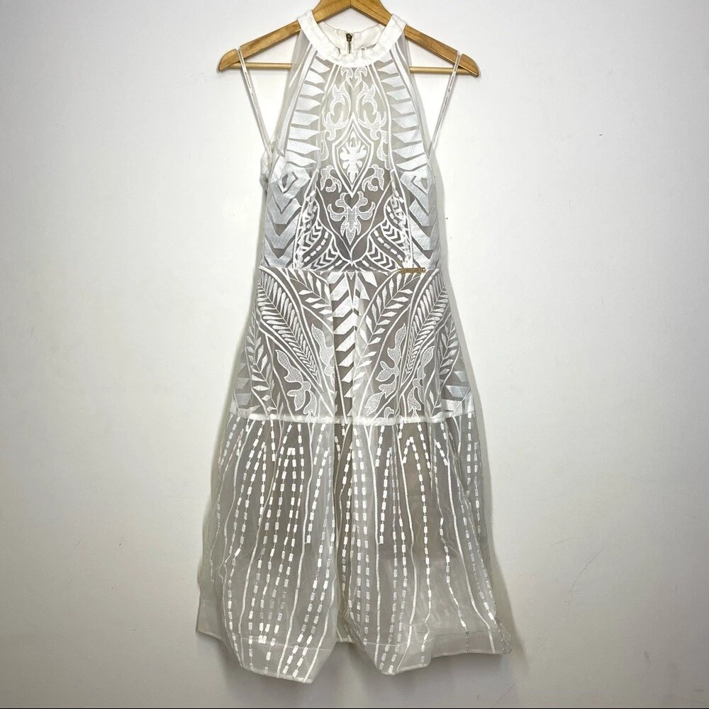 Bronx and Banco White Dress Women Size Medium eBay
