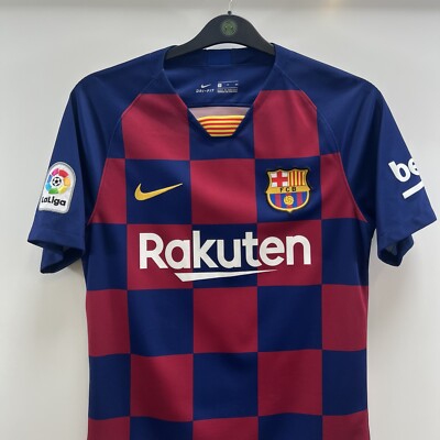 Barcelona F.De Jong 21 Home Football Shirt 2019/20 Adults Small