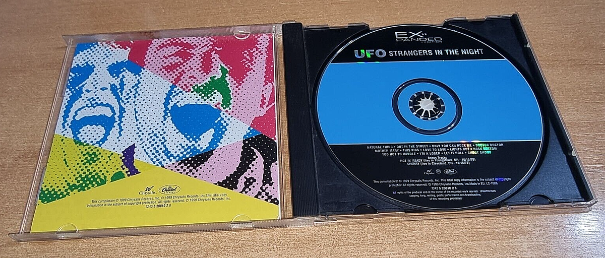 UFO Strangers in the night EXPANDED EDITION ULTRA RARE UK EURO CD