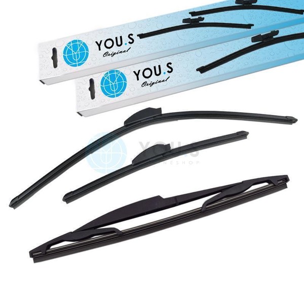 You.S Scheibenwischer WischerbläTter Wischer SET Vorne + Hinten FüR Mazda 5 (Cw)-image