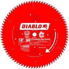 Diablo by Freud D1084L 10 " 84 Teeth TCG Saw Blade with 5/8-Inch Arbor - 1 Blade