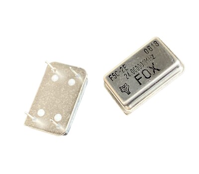 5 PCS Fox Crystal Clock Oscillator 24.000000 MHz 24MHz 24 MHz DIP Original OEM