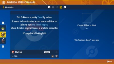 Pokémon Scarlatto/Viola - Darkrai Shiny 6IV Personalizzabile - Nuovo E Sigillato! - Foto 4