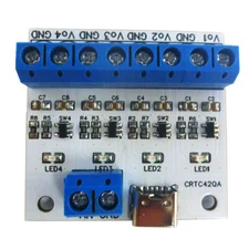 DC 5V 4 Channels TYPE-C 1 Cell Lithium LiPo Polymer Li-Ion Charger Module
