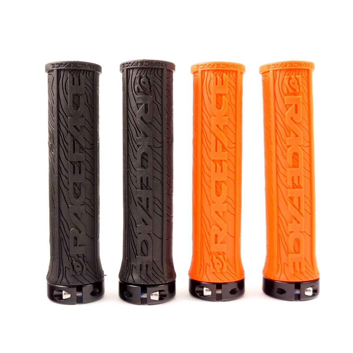 NeotenicSound The Face カスタムペダル Race Face Half Nelson Lock-On Handlebar Grip MTB XC DH Orange or