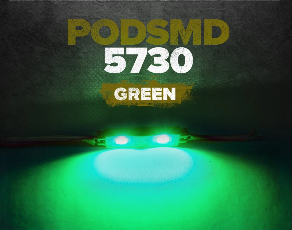 Luz LED Accent Rock debajo de la carrocería debajo del coche verde neón brillante para Mitsubishi Eclipse Foto 3 de 4