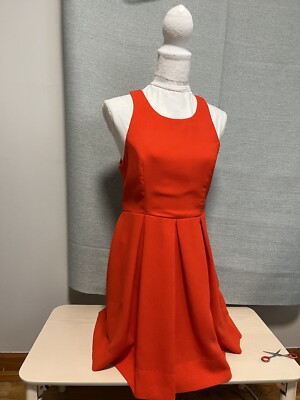 red cage dress Lulu’s Halter Cage A Line Red Dress Size 10