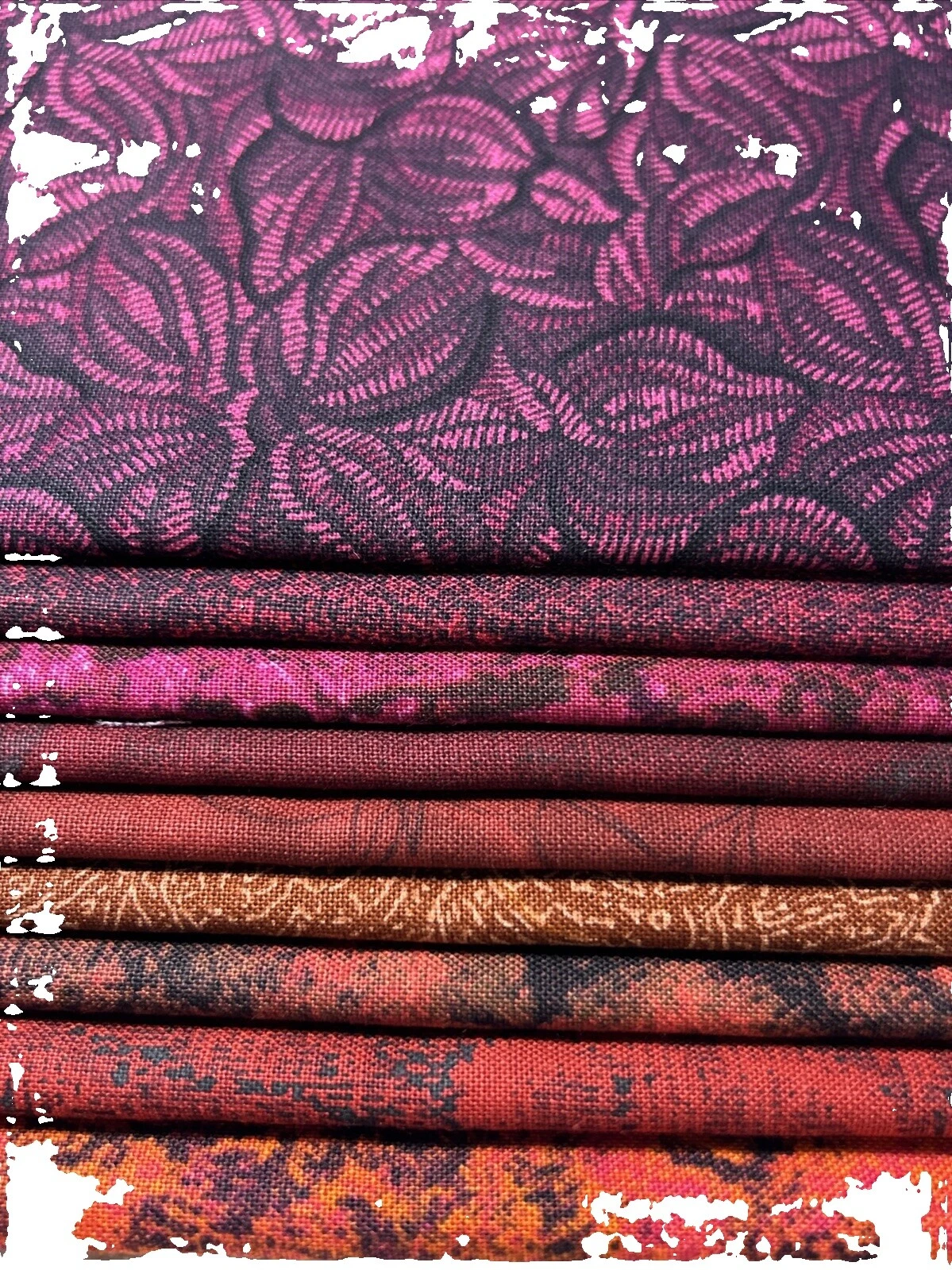 Fat Quarters, Bundles Cotton Batik, Hand-Dyed Craft Fabrics