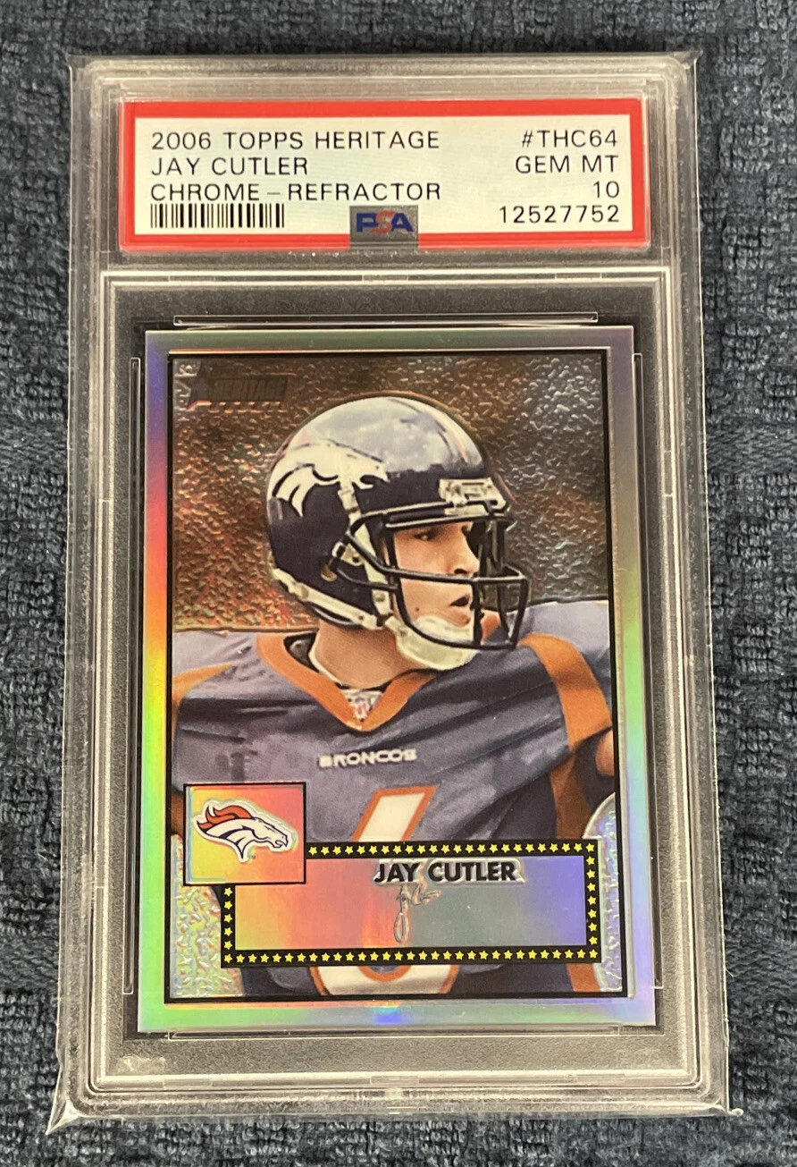 Jay Cutler Topps Heritage Chrome #THC64 Refractor