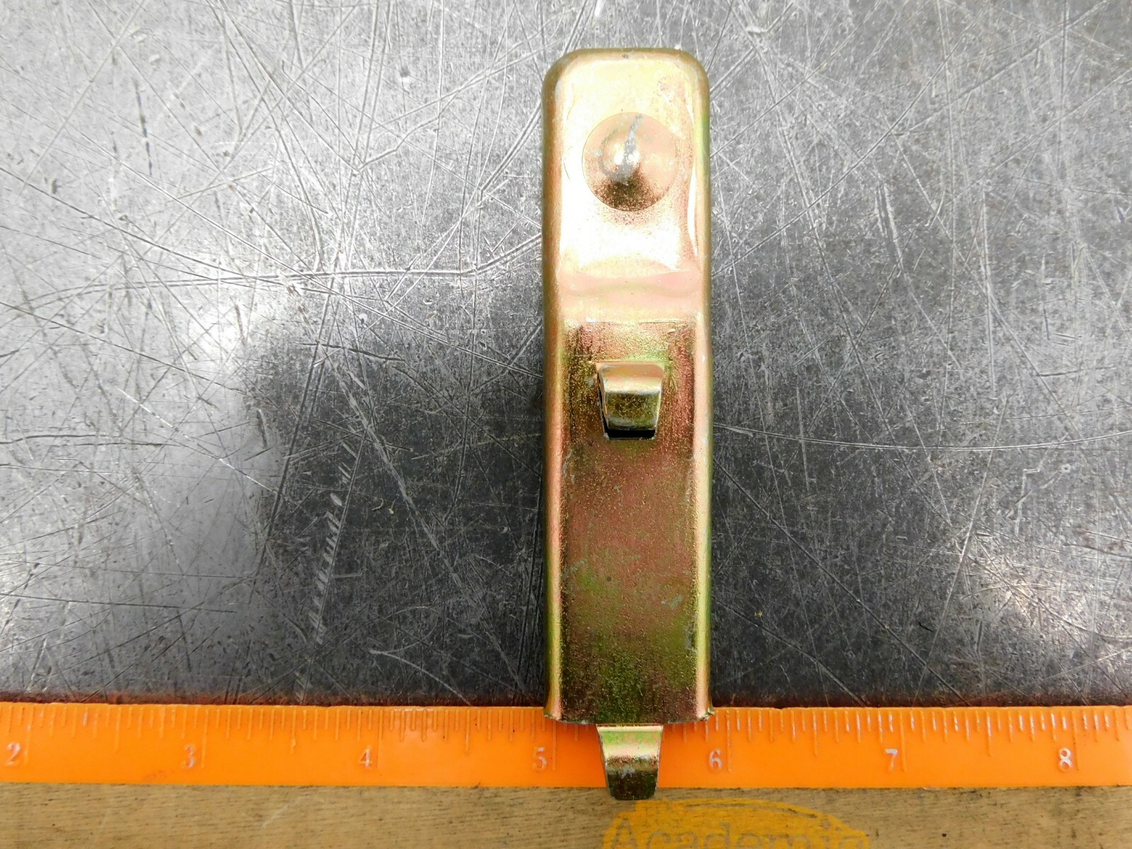 Lot of Ten (10) Steel Shelf Clips Industrial Metal Shelving Fits Edsal Shelving