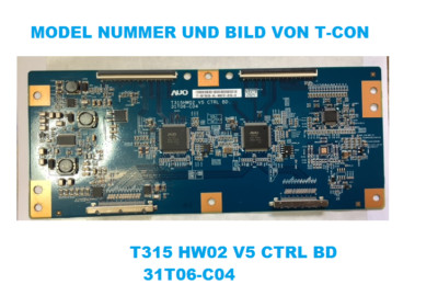 GAMA IC AS 15XX mit  TFT SAMSUNG SONY PHILIPS T-CON -T- 315 H MODUL REPARATUR