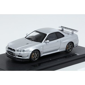 Ebbro 1 43 Nissan Skyline Gt R R34 V Spec Silver Model Cars Ebay