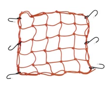 BikeMaster Motorcycle Bungie Stretch Cargo Net Flourescent Orange (100006)
