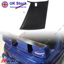 1X Black Spoiler Wing Stiffi Support Rall Fits For Subaru Impreza 02-07 WRX STi