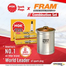 NGK Standard Spark Plugs & Fram Fuel Filter for Jaguar XJ6 Series 3 4.2L AK6