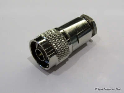 ENIGMA SHOP N-type Male Compression plug for RG58 / RG223. UK Seller - Fast Dispatch