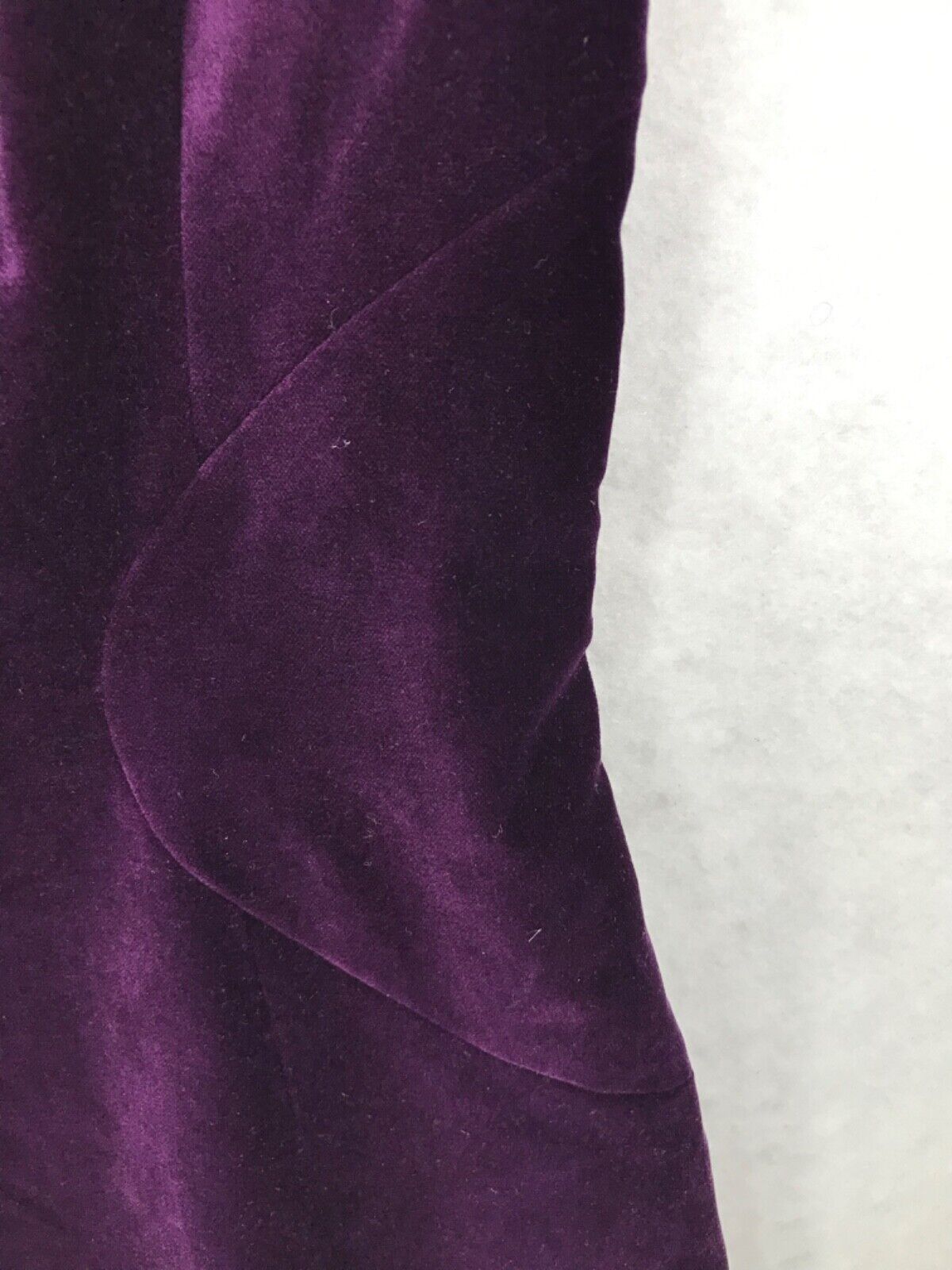 Karen Millen Dress Purple Womens Size 14 Velvet  … - image 7